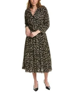 Samantha Sung Audrey 3 Wool Shirtdress Women