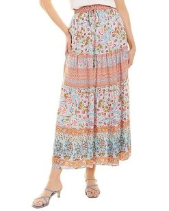 Avantlook A-Line Midi Skirt Women