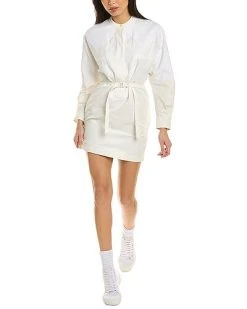 STELLA MCCARTNEY Liana Linen-Blend Dress Women