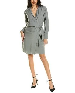 Vince Wrap Shirtdress Women