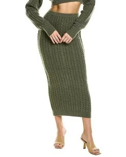 Ronny Kobo Gella Dava Alpaca & Wool-Blend Pencil Skirt Women