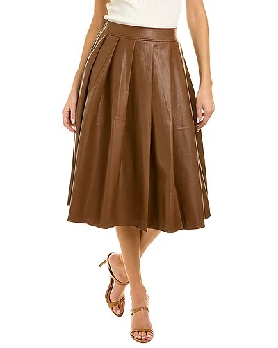 Beulah Pleated A-Line Skirt Women