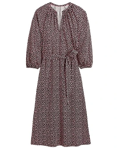 Boden Notch Neck Jersey Midi Dress Women