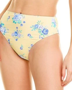 WeWoreWhat High-Rise Bikini Bottom Women