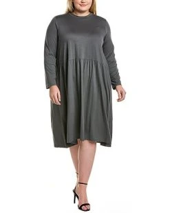 EILEEN FISHER Plus Crew Dress Women