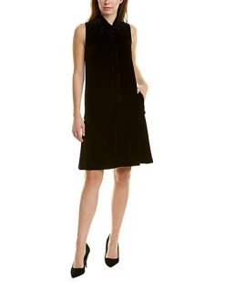 Lafayette 148 New York Abbie Silk-Blend Shift Dress Women