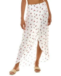 WeWoreWhat Wrap Maxi Skirt Women