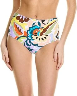 Anne Cole Vertible Hi Lo Shirred Bottom Women