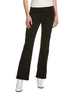 JOE'S Jeans Mid Rise Black Petite Bootcut Jean Women