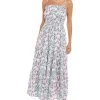 Celina Moon Smocked Maxi Dress Women