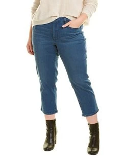NYDJ Plus Med Market Relaxed Piper Z Straight Jean Women