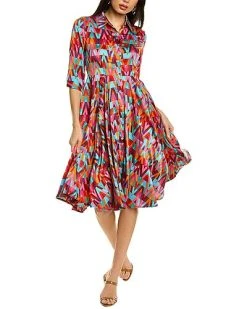 Gracia Geometric Shirtdress Women