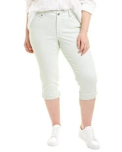 NYDJ Plus Marilyn Crop Cuff Pant Women