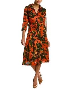 Samantha Sung Audrey Contrast Shirtdress Women