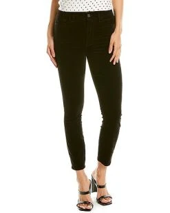 7 For All Mankind High-Waist Ankle Skinny Black Super Skinny Jean Women