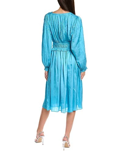 Elie Tahari Gathered Midi Dress Women - Image 2