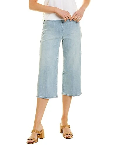 NYDJ Petite Clean Solstice Pull-On Wide Leg Capri Women