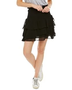 1.STATE Smocked Skirt Women