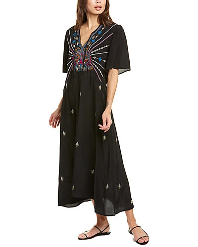 Johnny Was Elle Silk Maxi Dress Women