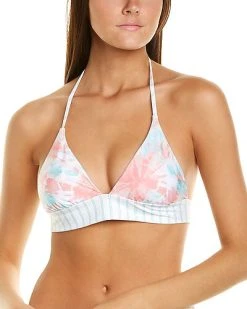Splendid Tie-Dye Reversible Bikini Top Women