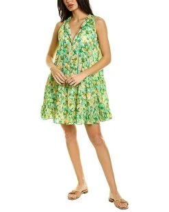 Shoshanna Tiered Ruffle Dress Women