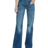 7 For All Mankind Dojo Bb Pinyon Ultra High Rise Flare Jean Women
