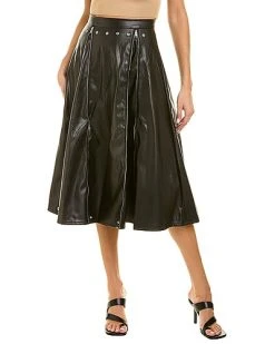 Beulah Zipper A-Line Skirt Women