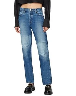 FRAME DENIM Le Slouch Patch Mending Patch Mending Jean Women