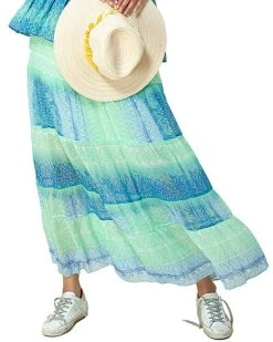 Hale Bob Smocked Waist Skirt Women