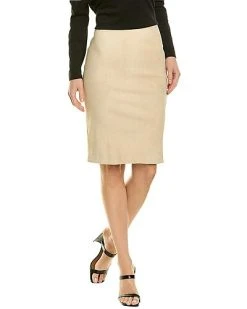 THEORY Suede Pencil Skirt Women