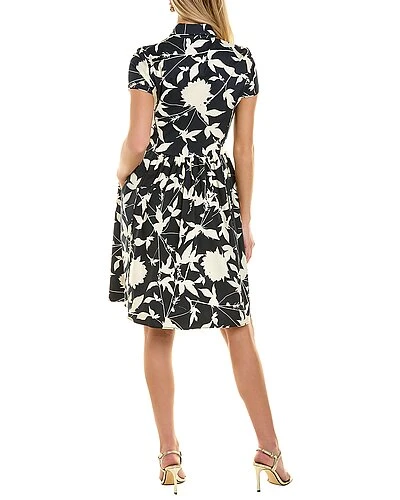 Oscar De La Renta De La Renta Graphic Floral Shirtdress Women - Image 2