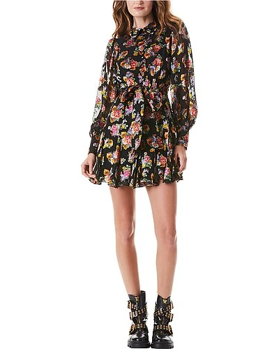 Alice + Olivia Mina Silk-Blend Dress Women