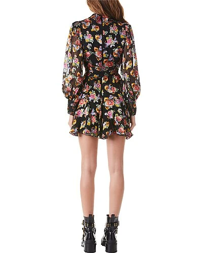 Alice + Olivia Mina Silk-Blend Dress Women - Image 2