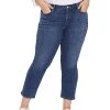 NYDJ Plus Marcel Straight Ankle Jean Women