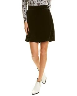 NIC+ZOE Petite Darling Velvet Skirt Women