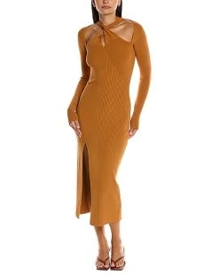 Nicholas Karasi Ribbed Midi Dress Women