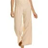 Onia Air Smocked Linen-Blend Pant Women
