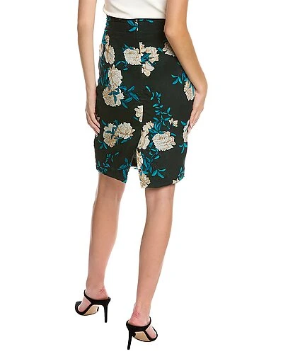 Samantha Sung Chloe Silk Pencil Skirt Women - Image 2