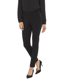NYDJ Petite Clean Front Black Skinny Ankle Jean Women