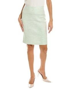 St. John Micro-Float Pencil Skirt Women