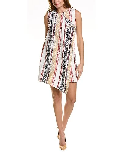 Oscar De La Renta De La Renta Tweed Silk-Lined Sheath Dress Women