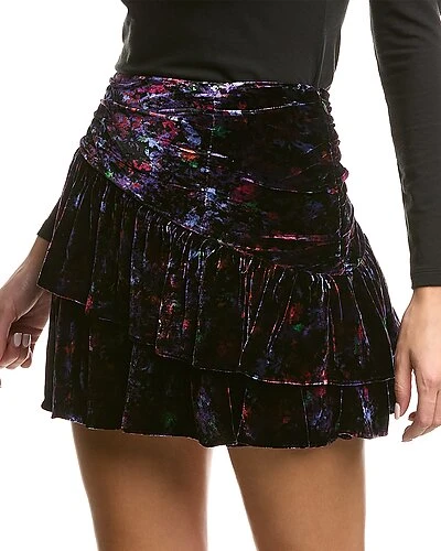 Ramy Brook Malbec Silk-Blend Skirt Women - Image 3