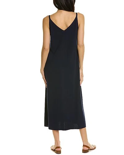 Lafayette 148 New York Textured Stitch V-Neck Dress Women - Image 2