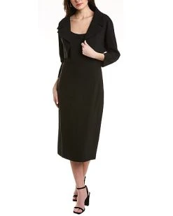 Michael Kors Stretch Pebble Crepe Wool-Blend Dress Women