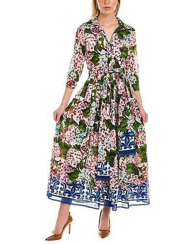 Samantha Sung Audrey 2 3/4-Sleeve Shirtdress Women - Image 3