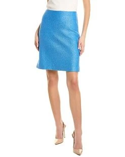 St. John Micro Sequin Skirt Women