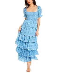 To My Lovers Iered Maxi Dress Women