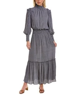 Max Studio Mocked Midi Dress Women