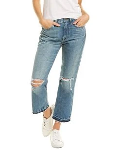 FRAME DENIM Heritage Le Piper Peralta Rips Crop Jean Women