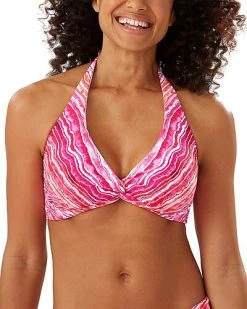 Tommy Bahama Rainbow Underwire Twist Halter Bra Women